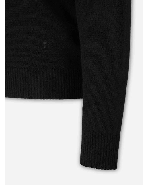 Tom Ford Black Cashmere Knit Sweater