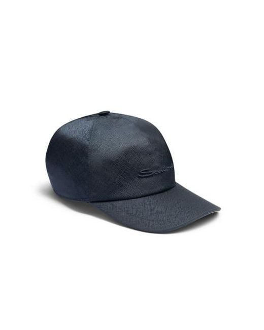 Cappello Da Baseball di Santoni in Blue da Uomo