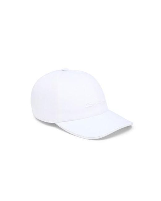 Cappello Da Baseball Da Donna di Santoni in White