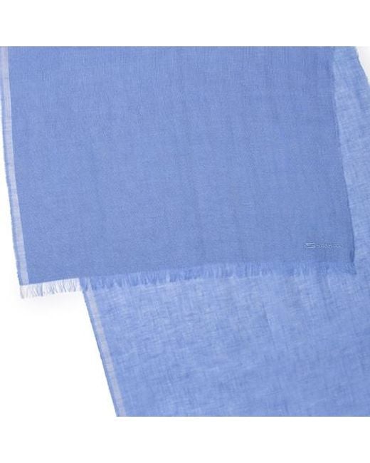 Sciarpa di Santoni in Blue da Uomo