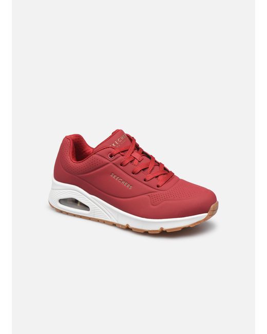 Skechers Uno Stand On Air W in het Rood - Lyst