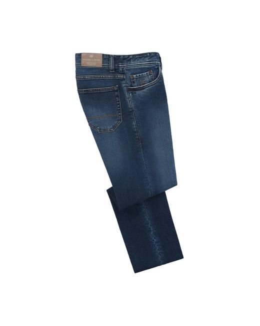 richard j. brown Slim-fit Cotton Jeans in Blue for Men | Lyst