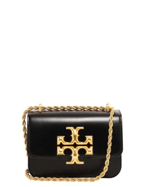Tory Burch Eleanor Small Convertible Shoulder Bag in Black - Lyst