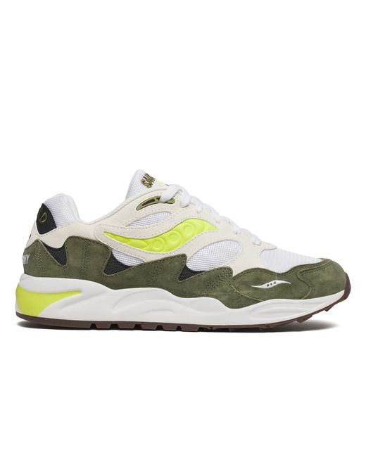 Saucony Gray Grid Shadow 2 Essential