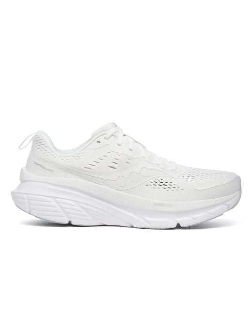 Saucony White Guide 18 Running Shoes for men