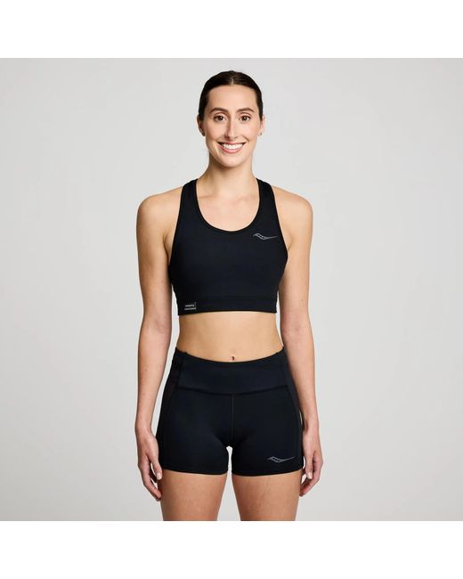 Saucony Black Fortify Bra