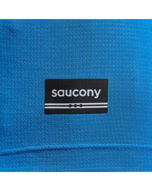 Saucony Blue Stopwatch Long Sleeve for men