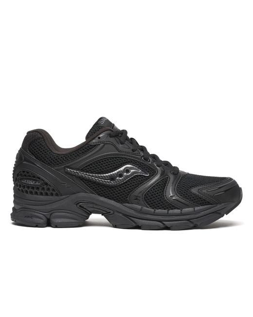 Saucony Black Progrid Triumph 4 Heritage Sneakers