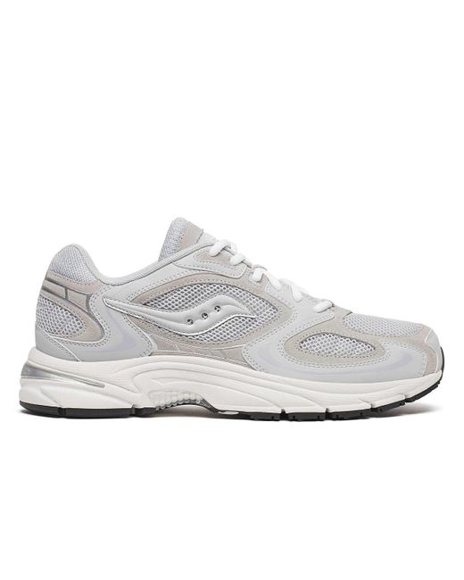 Saucony White Grid Jazz 9 Suede
