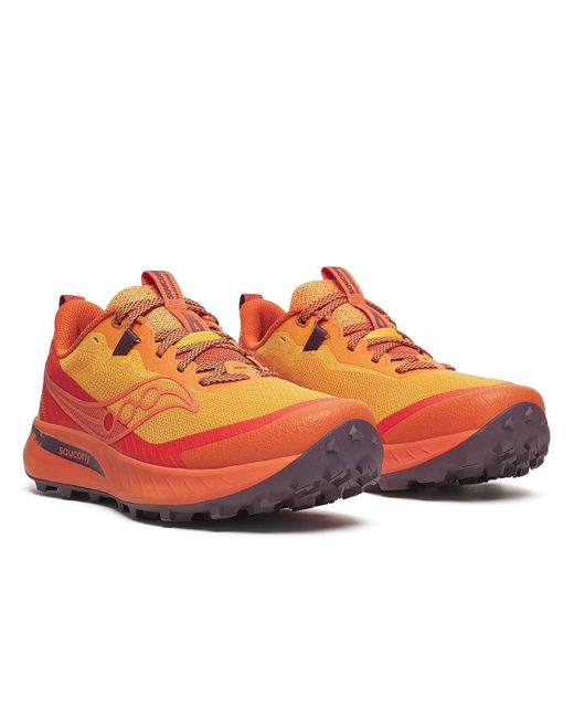 Saucony Orange Peregrine 15 Sneaker for men