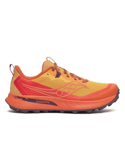 Saucony Orange Peregrine 15 Sneaker for men