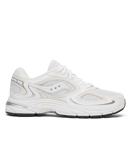 Saucony White Grid Jazz 9 Suede