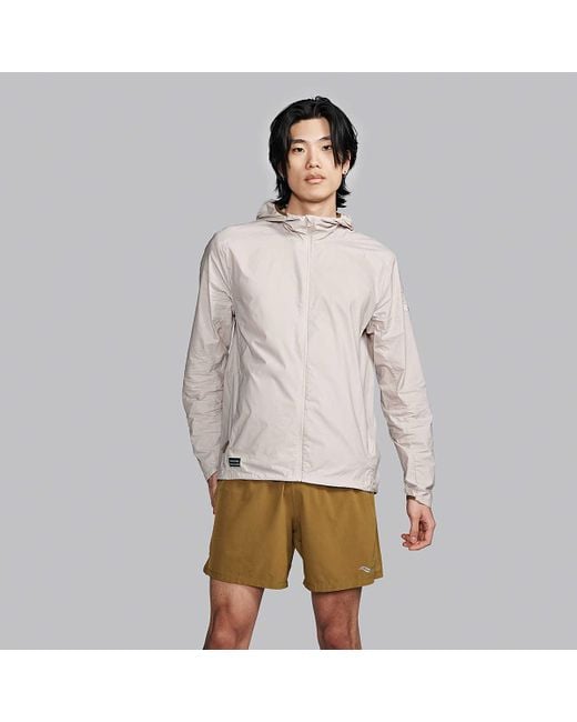 Saucony Natural Peregrine Packaway Jacket for men