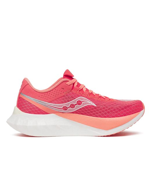 Saucony Pink Endorphin Pro 4 Coral