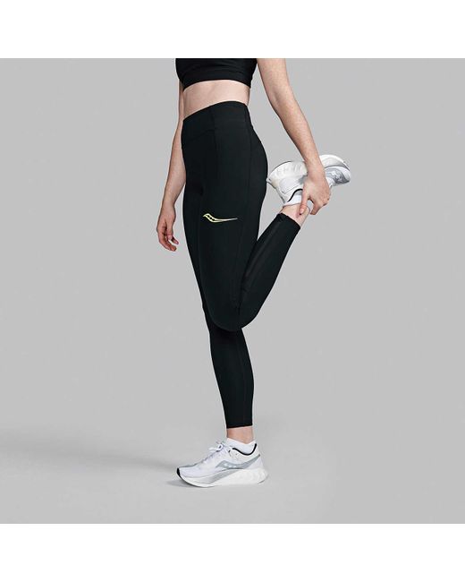 Saucony Black Endorphin Fortify Tight