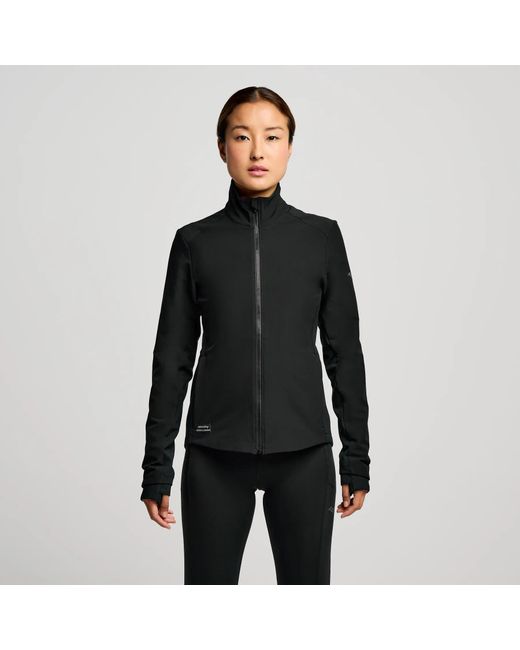 Saucony Black Hurricane Soft Shell Jacket