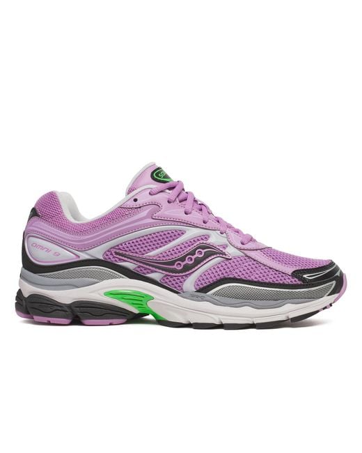 Saucony Purple Progrid Omni 9 Sneaker