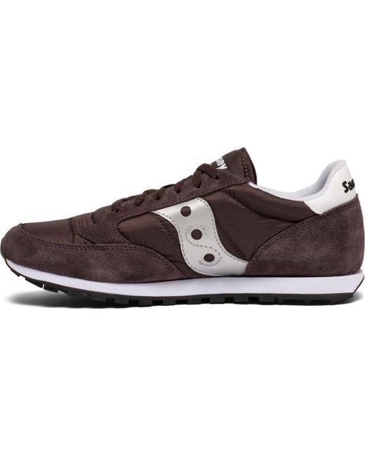 saucony jazz low pro silver