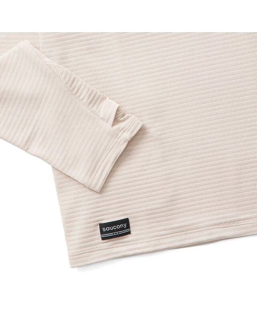 Saucony White Triumph 3d 1/2 Zip for men