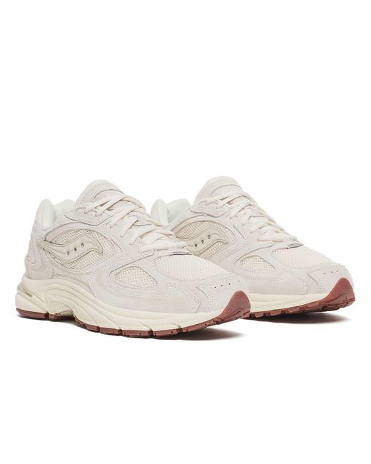 Saucony White Grid Jazz 9 Suede