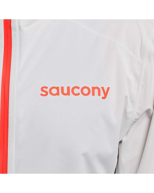Saucony White Runshield Jacket for men