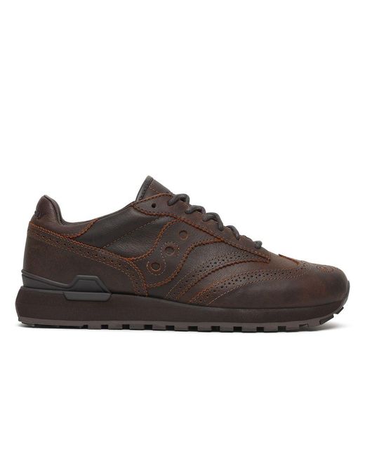 Saucony Brown Engineered Garments X Trainers Shadow Original Wingtip