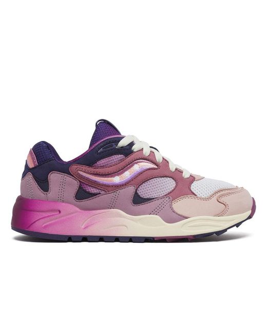 Saucony Purple Retro Summer Solstice Sneakers