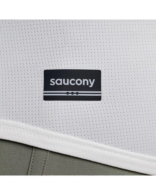 Saucony White Stopwatch Long Sleeve