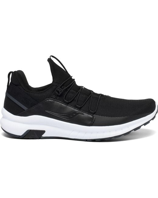 Saucony Rubber Stretch & Go Glide in Black | White (Black) for Men - Lyst