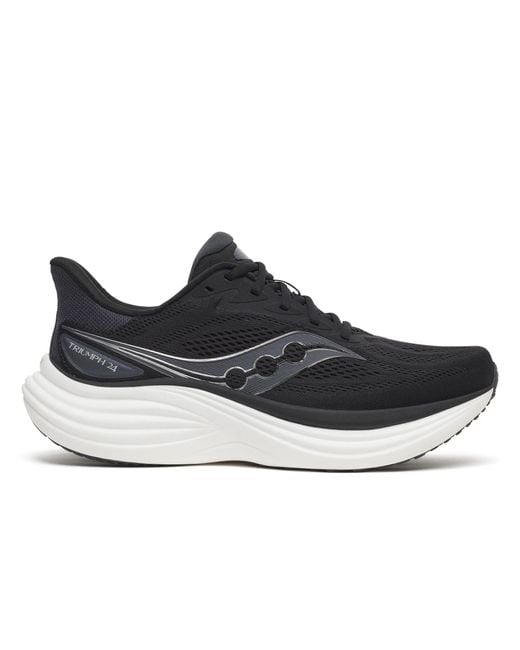 Saucony Black Triumph 24 Wide for men