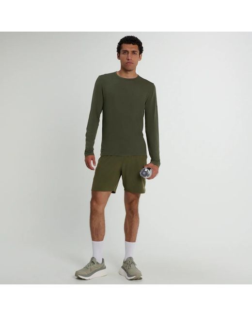 Saucony Green Stopwatch Long Sleeve for men