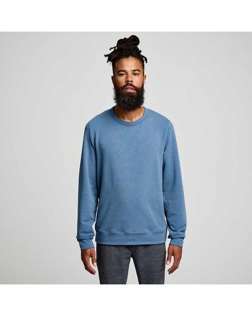 Saucony Blue Triumph Crew for men