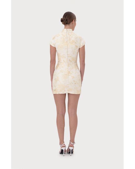 SAU LEE Multicolor Kiana Jacquard Mini Dress