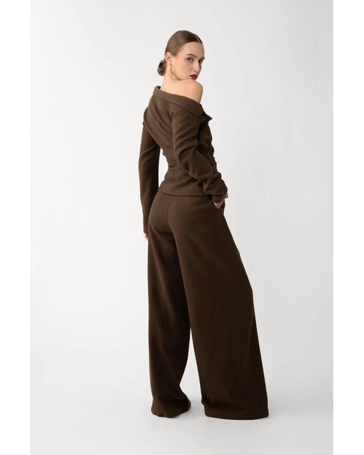 SAU LEE Multicolor Neve Wool Pant