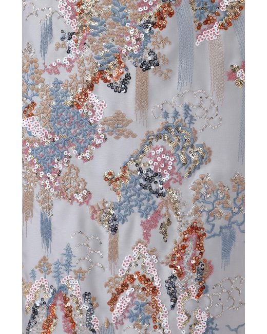 SAU LEE Multicolor Ilsa Strapless Gown