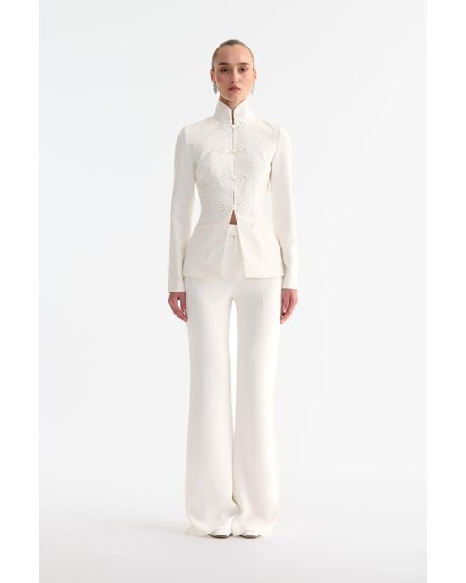 SAU LEE White Filip Tang Blazer