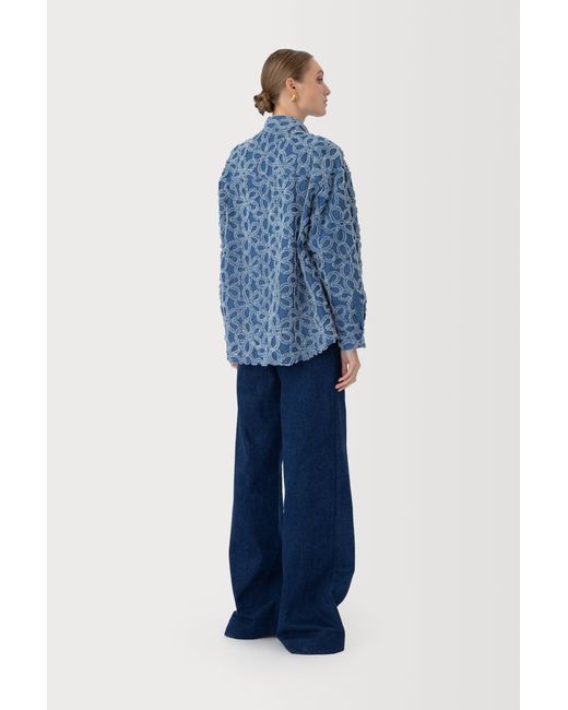 SAU LEE Blue Enzo Tang Jacket