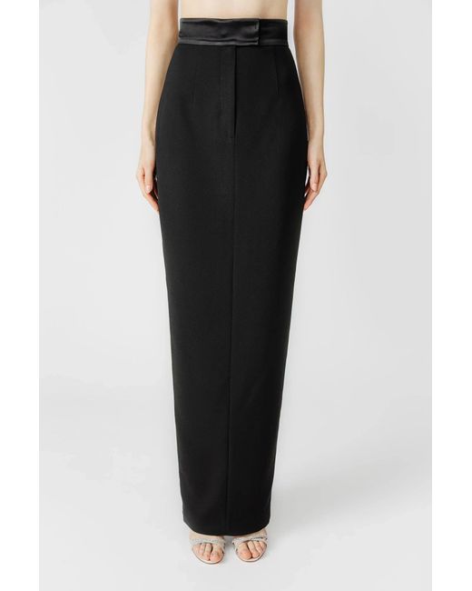SAU LEE White Indya Midi Skirt