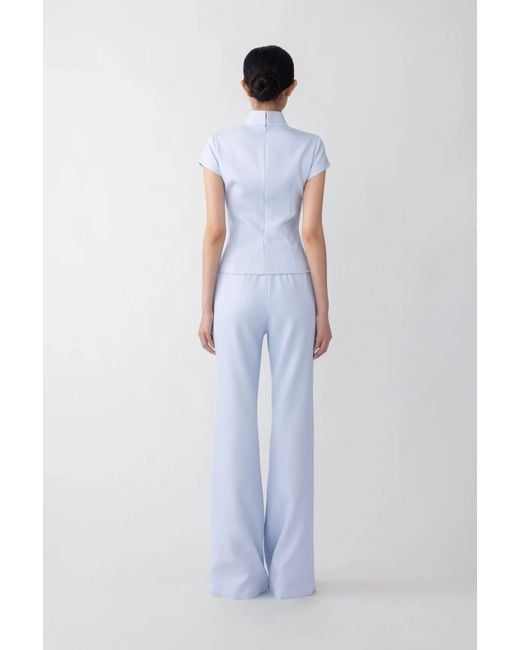 SAU LEE White Iris Top