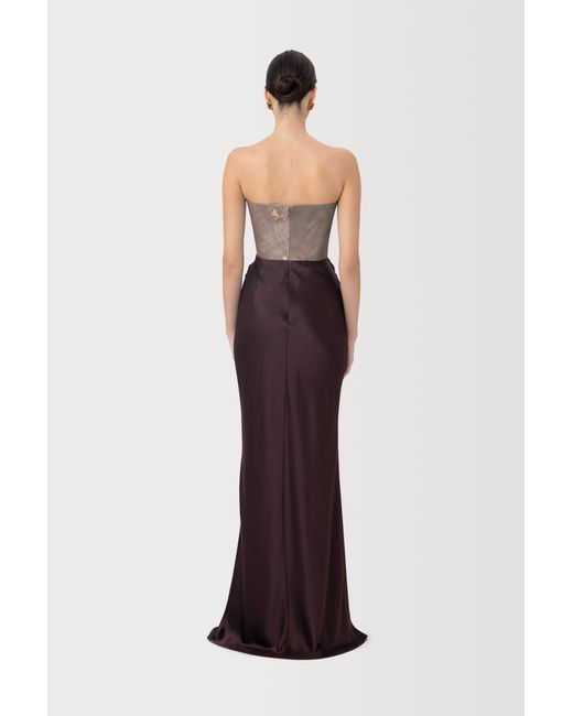 SAU LEE White Frances Gown
