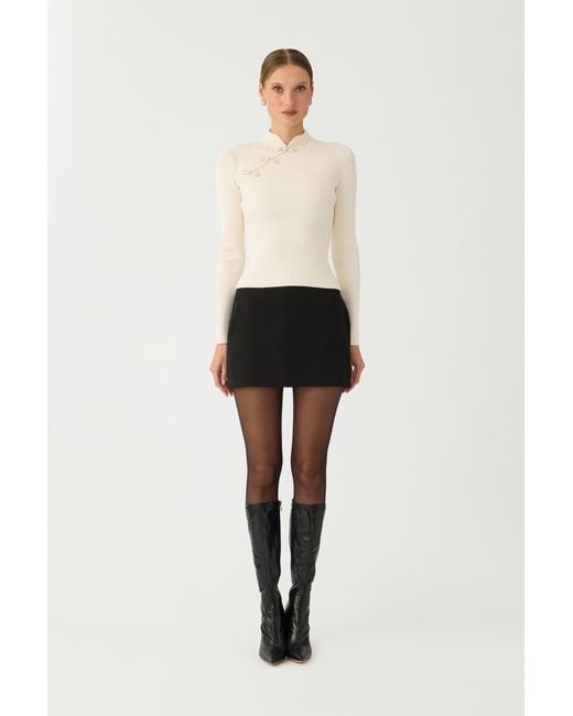 SAU LEE Multicolor Petar Knit Top