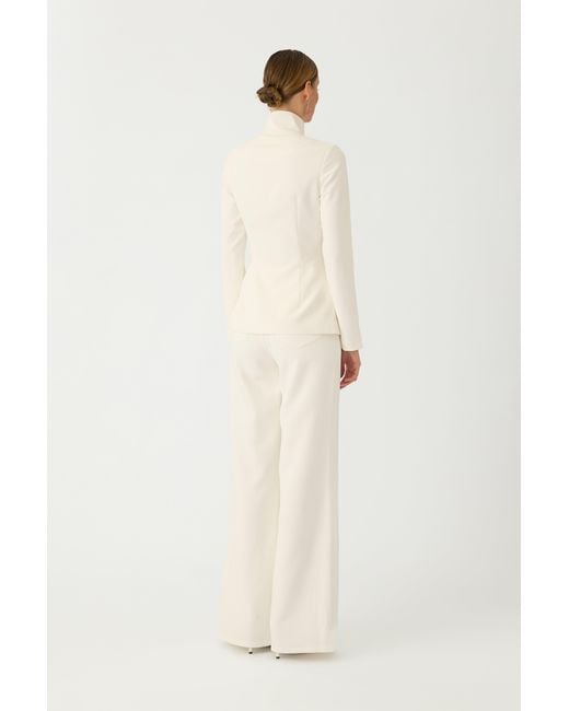 SAU LEE Natural Niope Crepe Pant