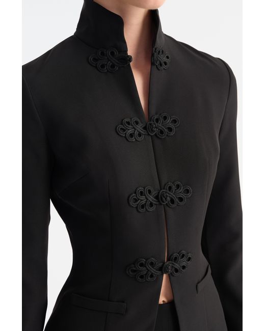 SAU LEE Black Filip Tang Blazer
