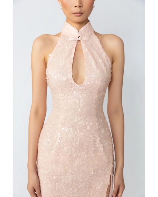 SAU LEE White Orion Dress