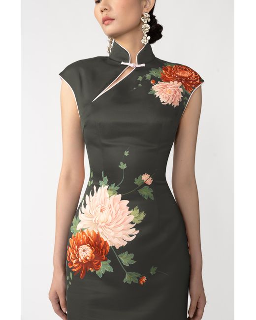 SAU LEE Multicolor Dorit Maxi Dress