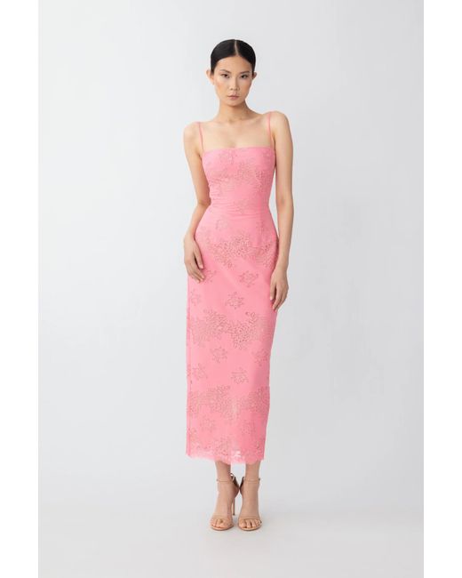 SAU LEE Pink Sinead Dress