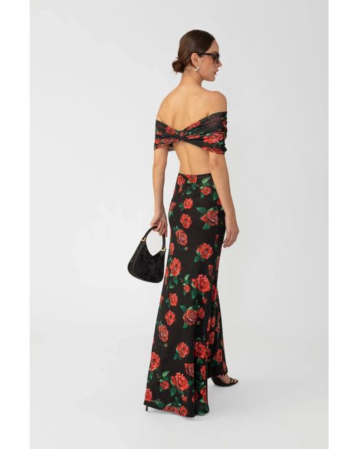 SAU LEE White Katrina Maxi Dress