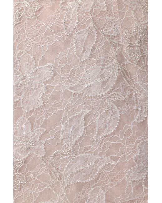 SAU LEE Multicolor Donna Lace Mini Dress