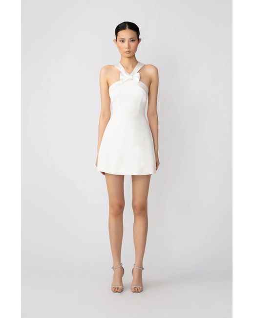 SAU LEE White Elsie Mini Dress