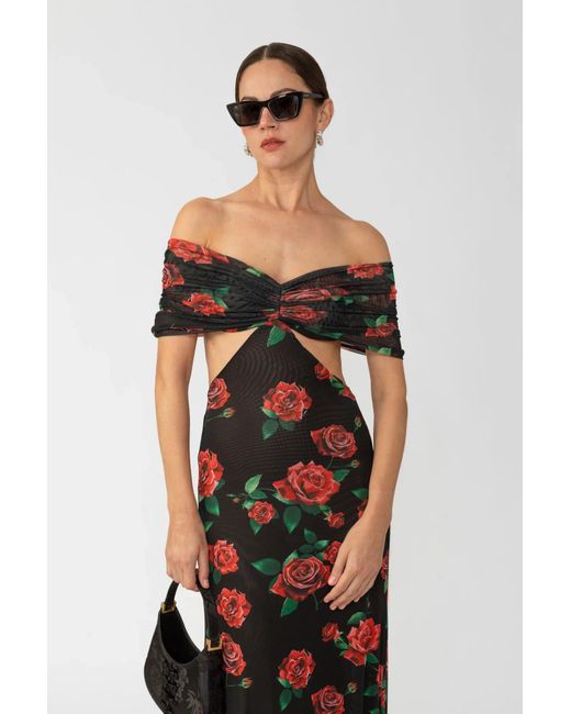 SAU LEE White Katrina Maxi Dress